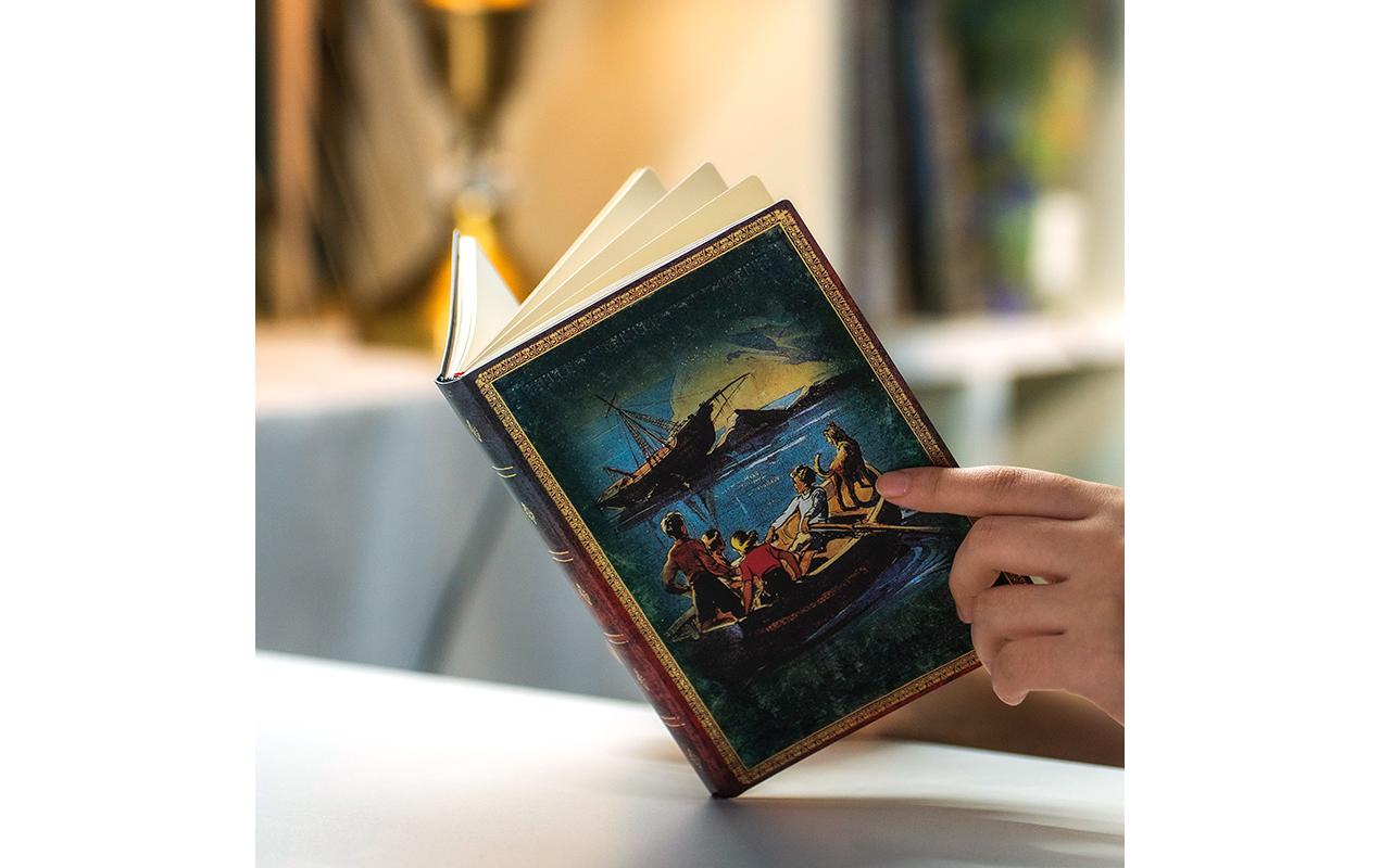 Paperblanks Notizbuch Die fünf Freunde 12 x 17 cm, Blanko, Blau