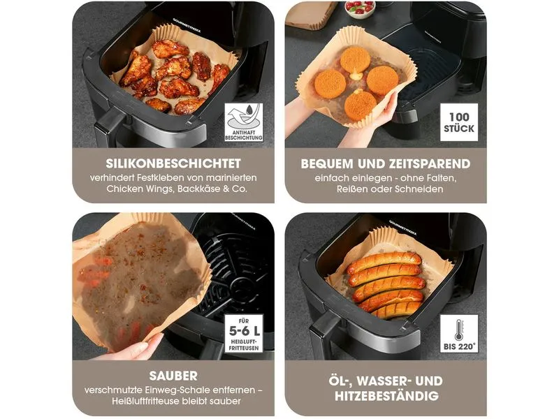 GOURMETmaxx Backpapier 100 Stück