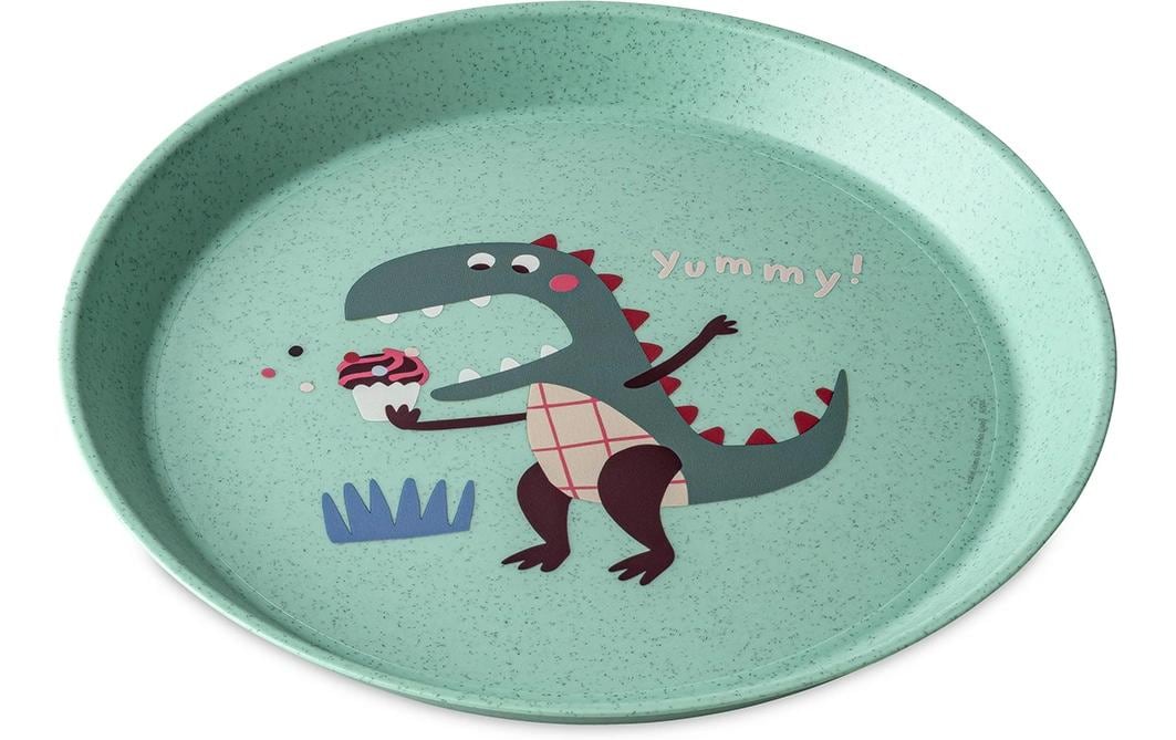 Koziol Kinderteller CONNECT REX sage green 400 ml Koziol Kinderteller CONNECT REX sage green 400 ml