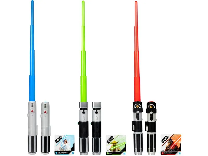 Hasbro Star Wars Lichtschwert Basic ausziehbar, 3-fach assortiert Hasbro Star Wars Lichtschwert Basic ausziehbar, 3-fach assortiert