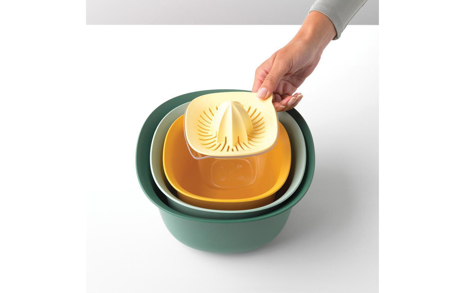 Brabantia Rührschüssel-Set Tasty+ Schüssel-Set, Mixed Colours