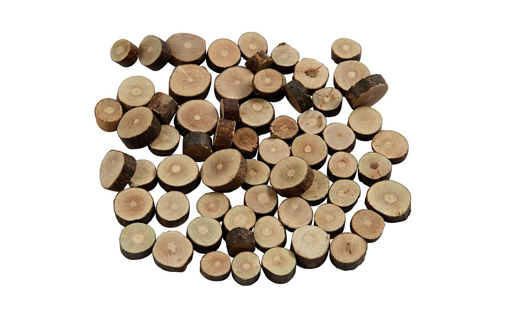 Creativ Company Holzscheiben Mix Ø 1-1.5 cm