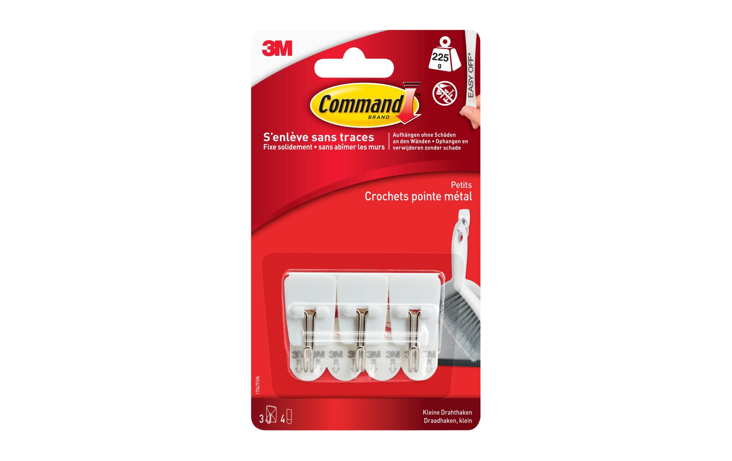 Command Klebehaken Draht 0.22 kg, 3 Stück Command Klebehaken Draht 0.22 kg, 3 Stück