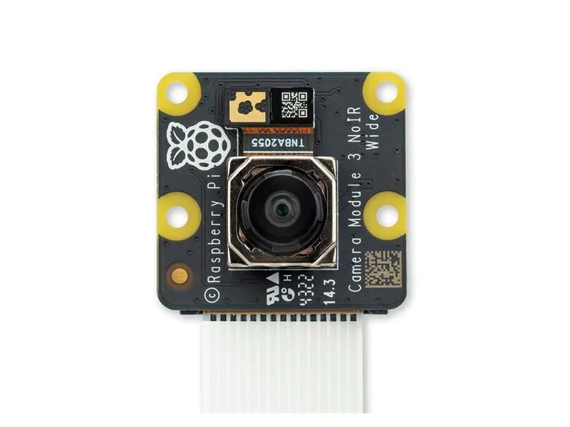 Raspberry Pi IR Kamera Modul v3 12MP 120 °FoV für Raspberry Pi 5 Raspberry Pi IR Kamera Modul v3 12MP 120 °FoV für Raspberry Pi 5