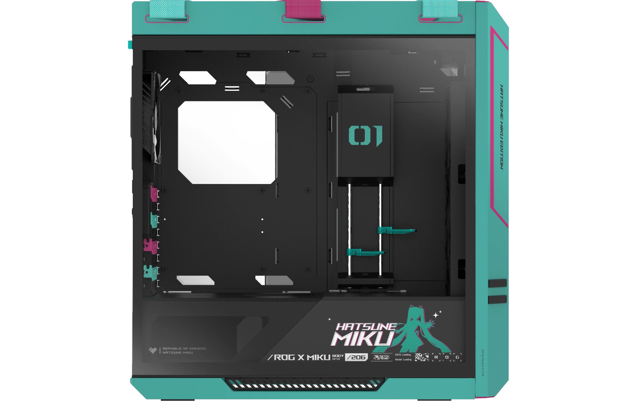 ASUS ROG PC-Gehäuse ROG Strix Helios II GX601S Hatsune Miku Edition