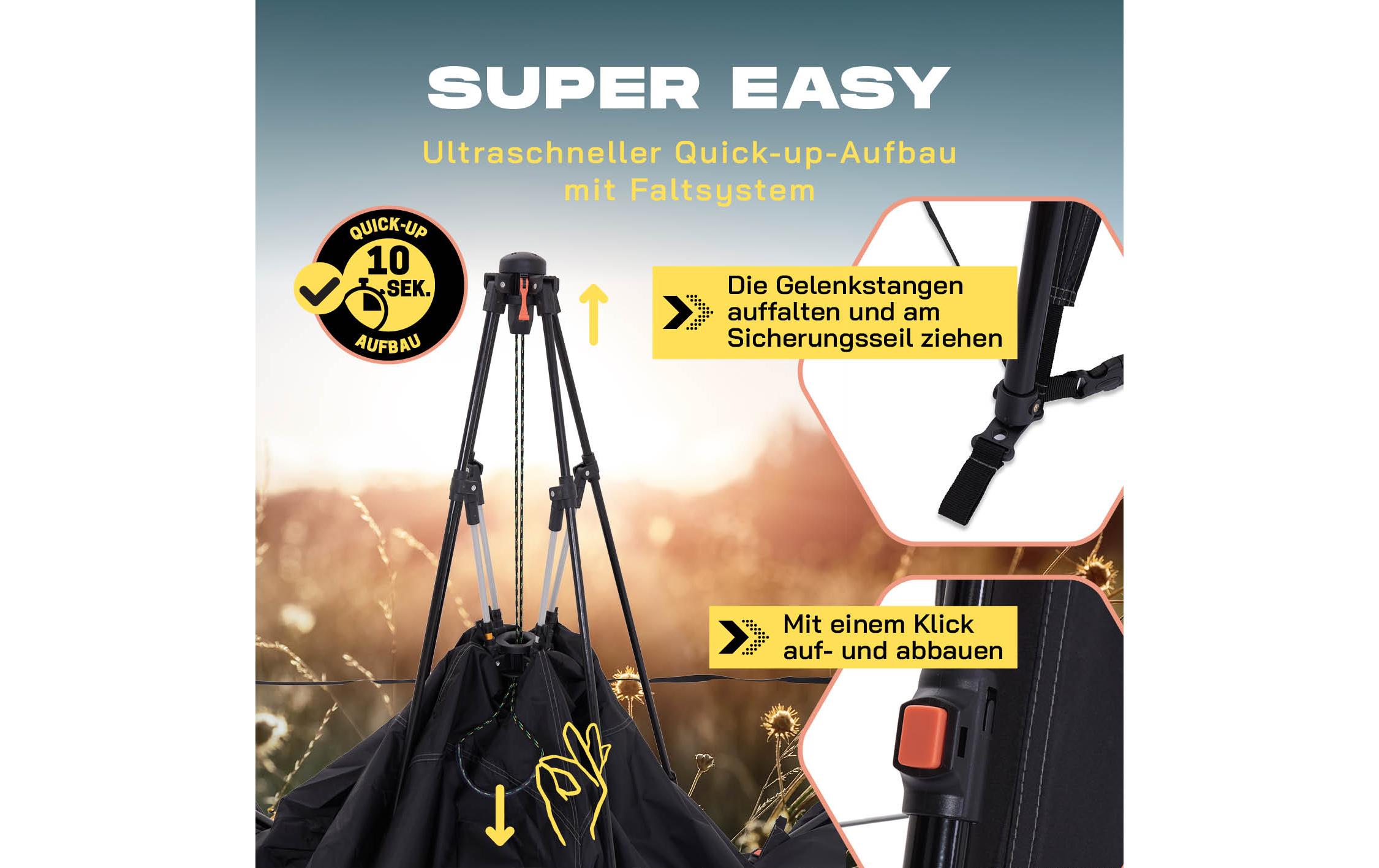 Where tomorrow Pavillon Pop Up - Schwarz