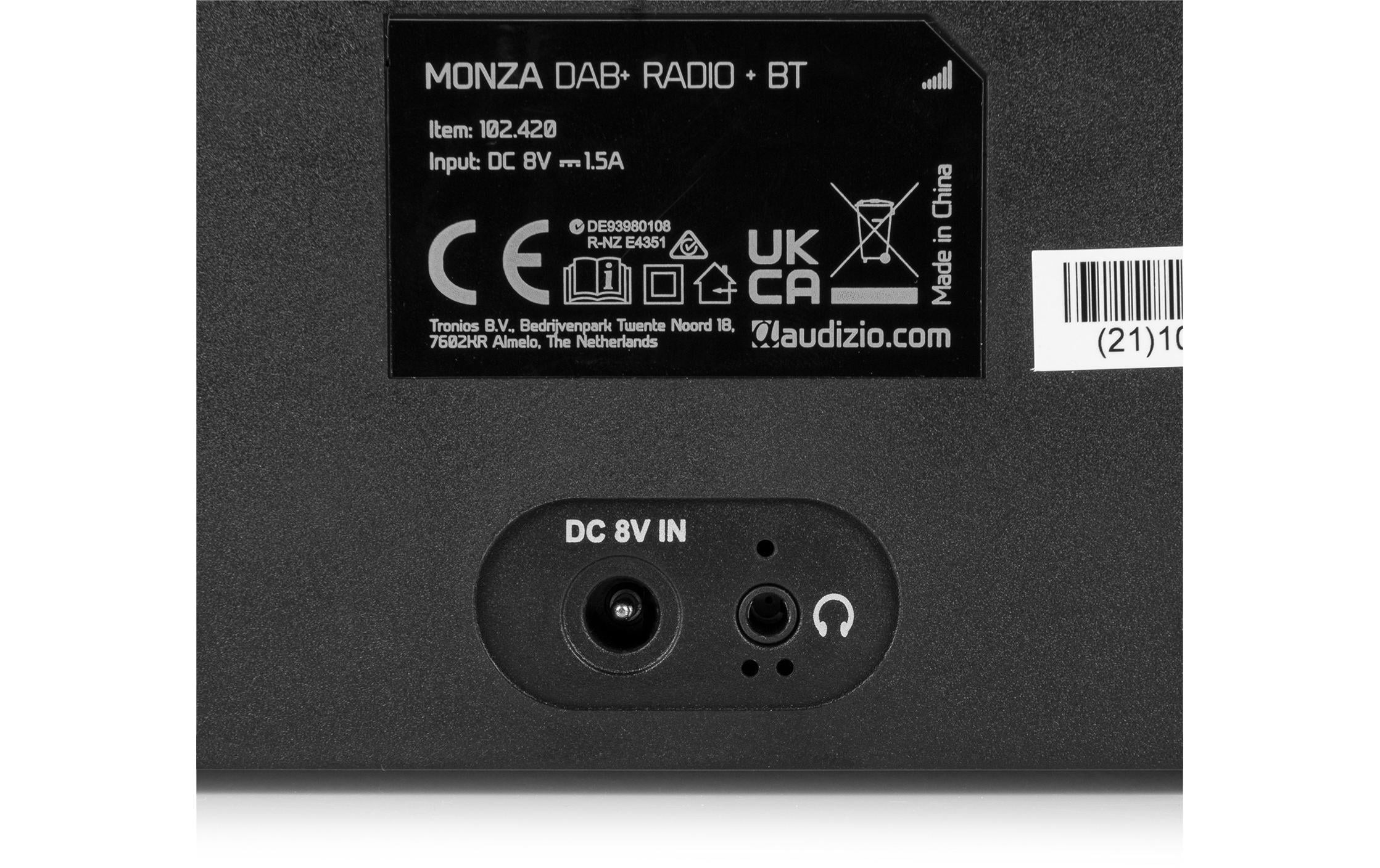 Audizio DAB+ Radio Monza Schwarz