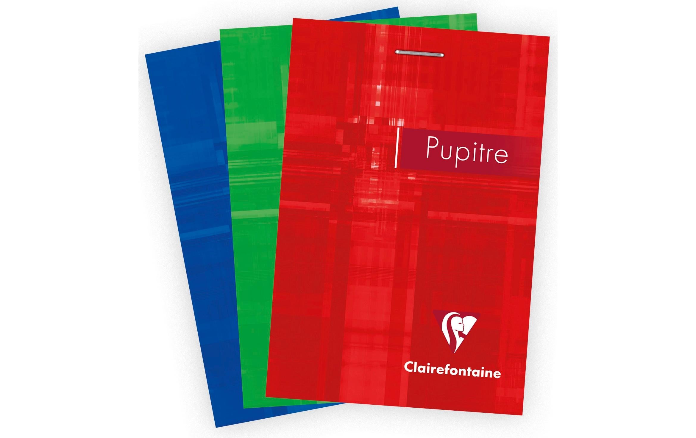 Clairefontaine Schulheft 80 Blatt, A7, 5 mm kariert, assortiert Clairefontaine Schulheft 80 Blatt, A7, 5 mm kariert, assortiert