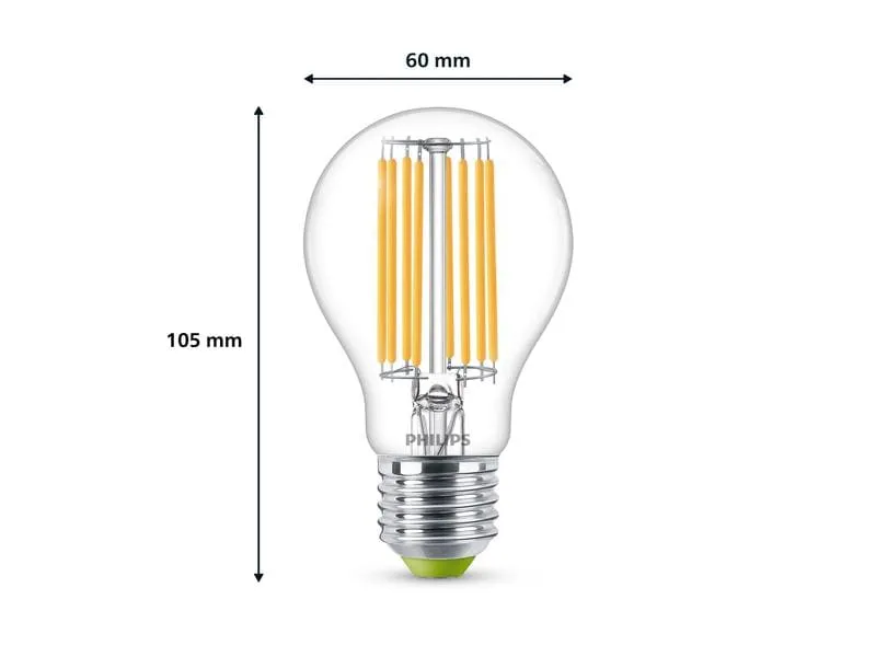 Philips Lampe E27 LED, Ultra-Effizient, Warmweiss, 60W Ersatz Philips Lampe E27 LED, Ultra-Effizient, Warmweiss, 60W Ersatz