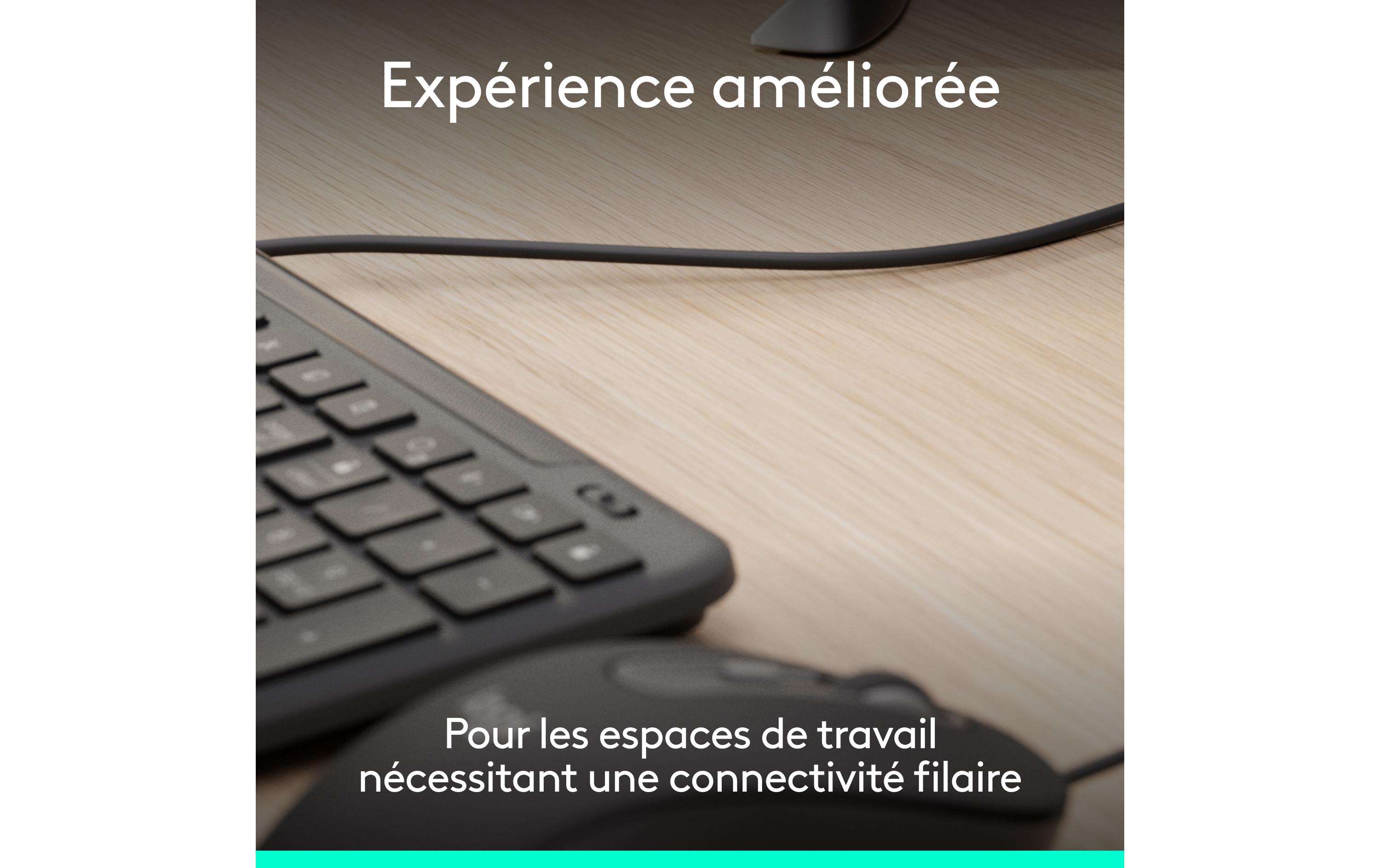 Logitech Tastatur-Maus-Set MK620 wired Combo for Business