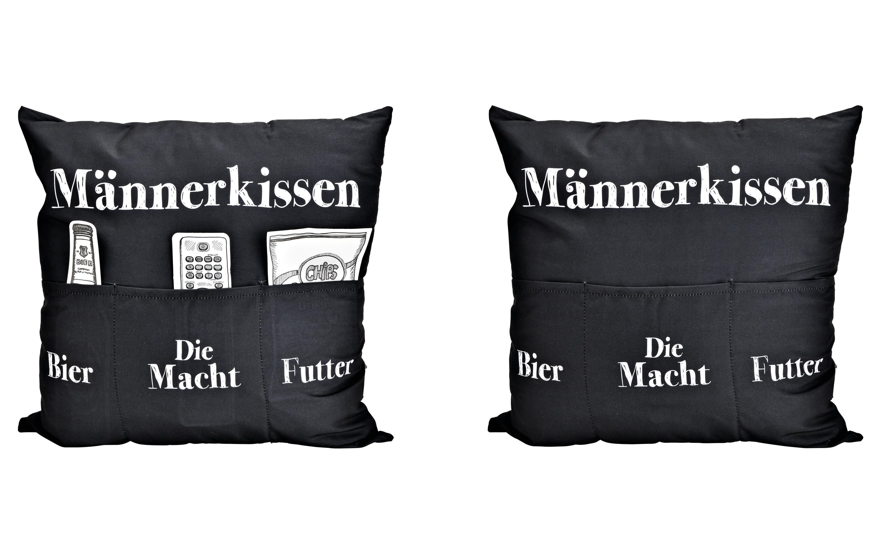 G. Wurm Kissen «Männerkissen» 40 cm x 40 cm