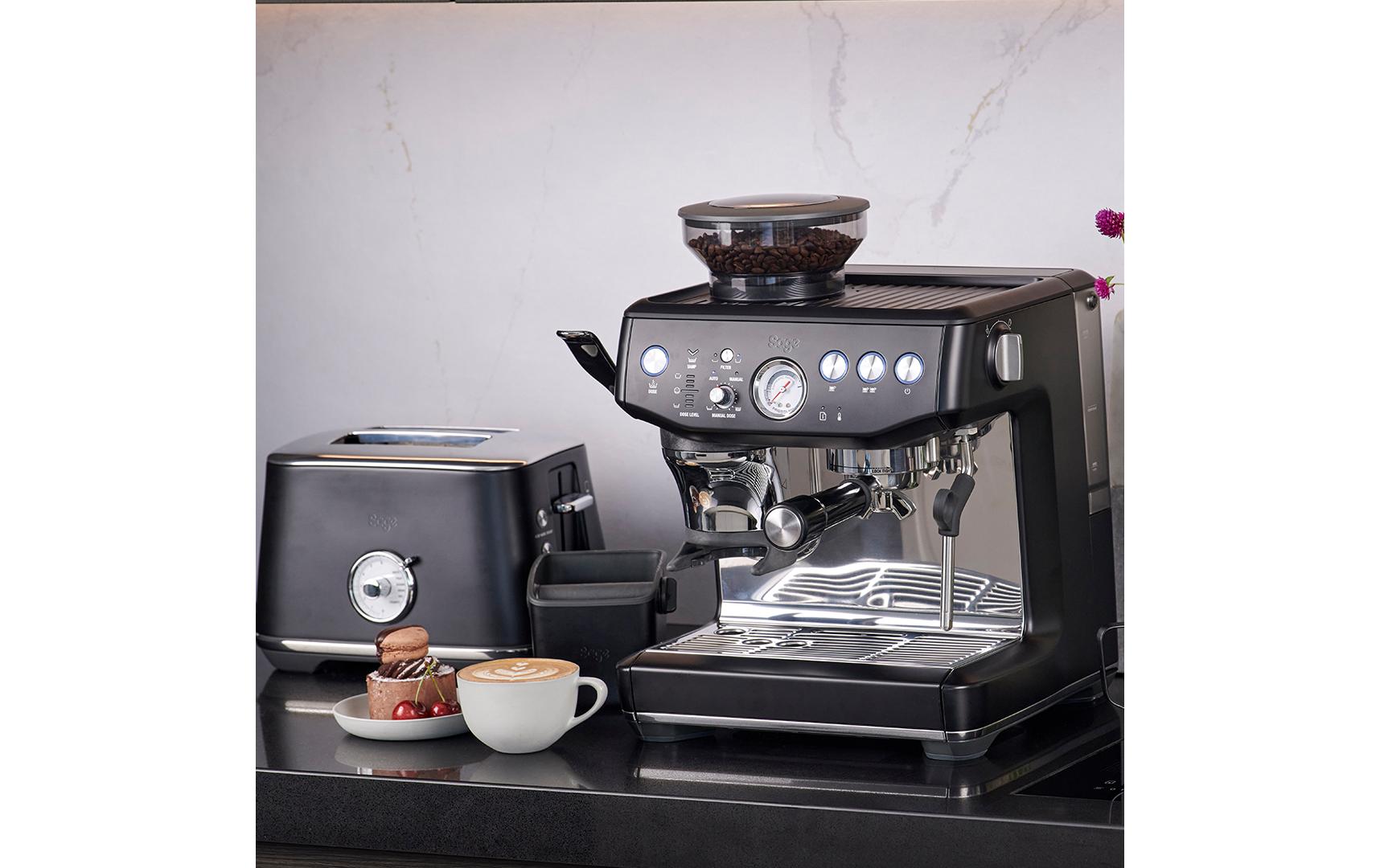 Sage Siebträgermaschine Barista Express Impress Grau Sage Siebträgermaschine Barista Express Impress Grau