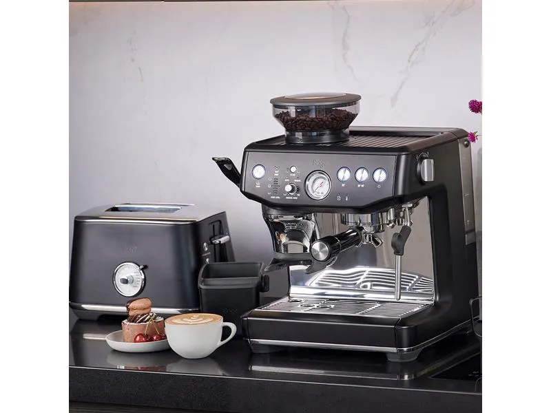 Sage Siebträgermaschine Barista Express Impress Grau