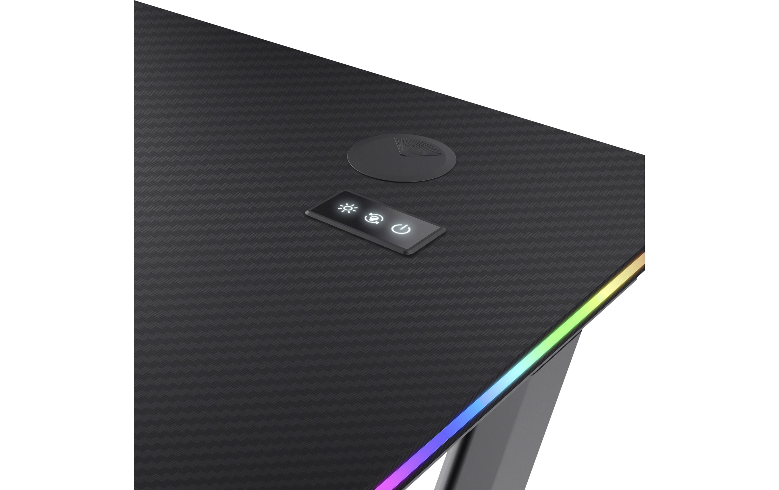 Trust Gaming Tisch GXT 709 Luminus RGB Schwarz