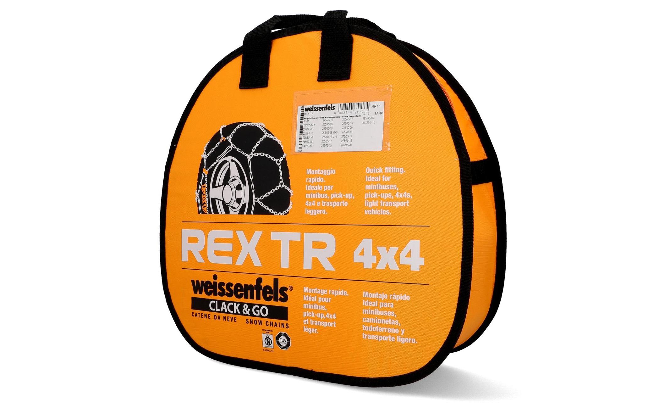 Weissenfels Stahlschneekette Rex TR 4 x 4 Gruppe 11