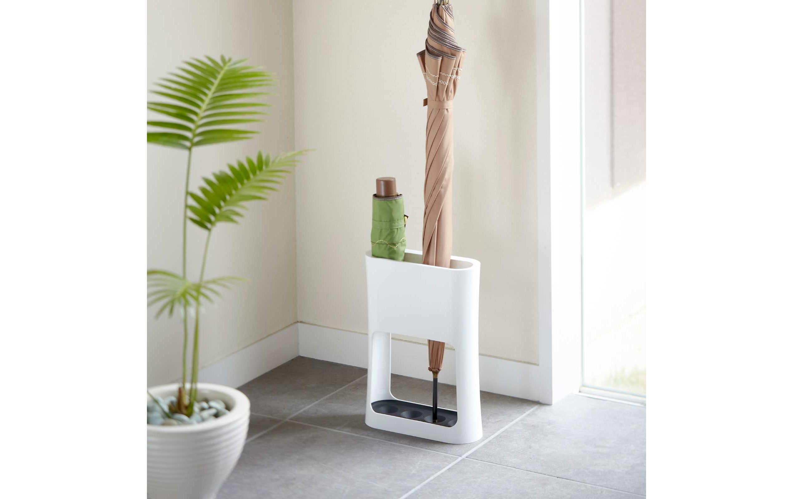 Yamazaki Schirmständer Oval Weiss