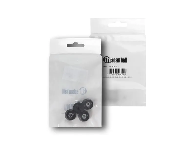 Adam Hall Gummifuss 4903 M4 AH 20 x 9 mm schwarz Adam Hall Gummifuss 4903 M4 AH 20 x 9 mm schwarz