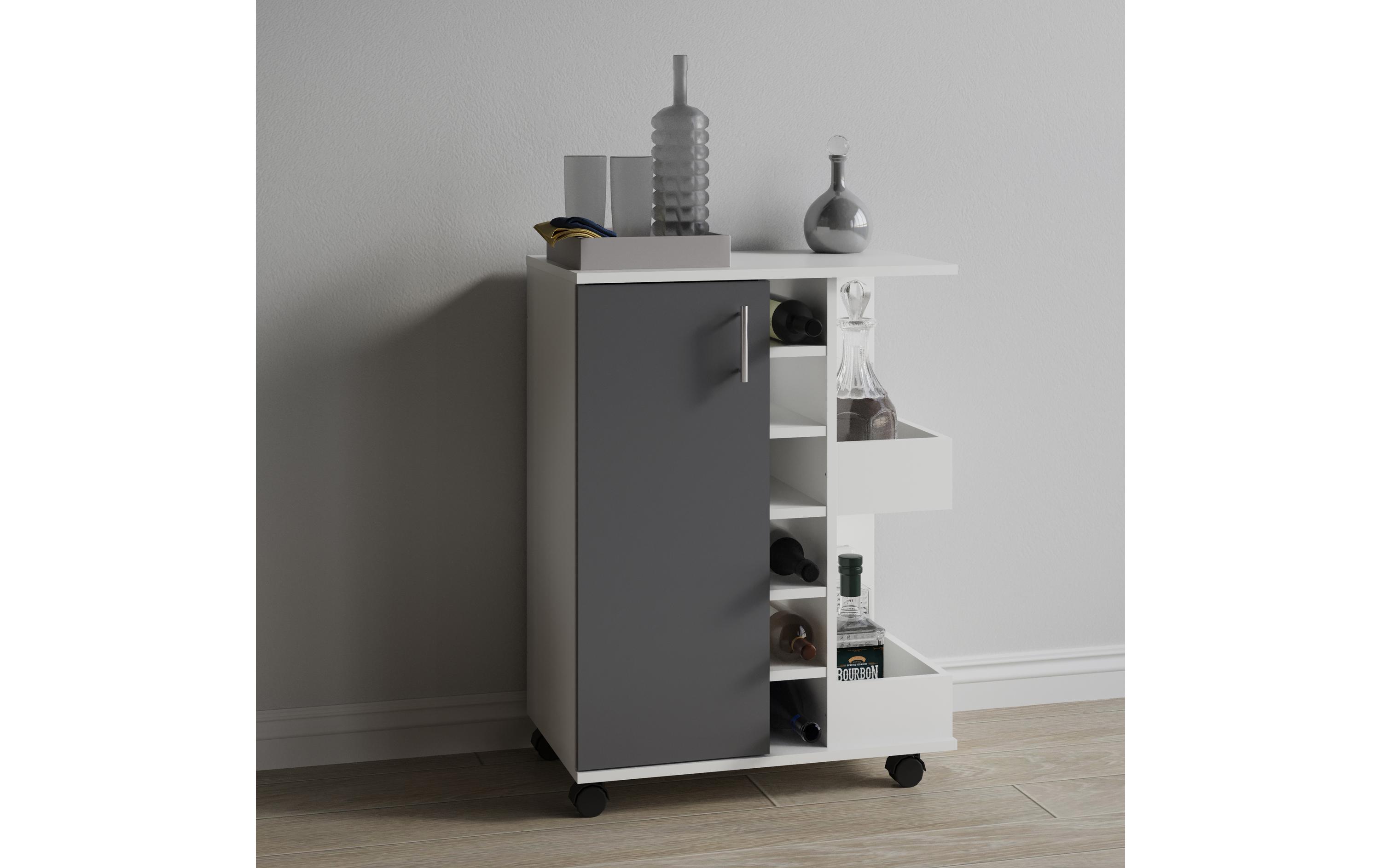 VCM Küchenwagen Esilo M 63 x 85 x 40 cm, Anthrazit