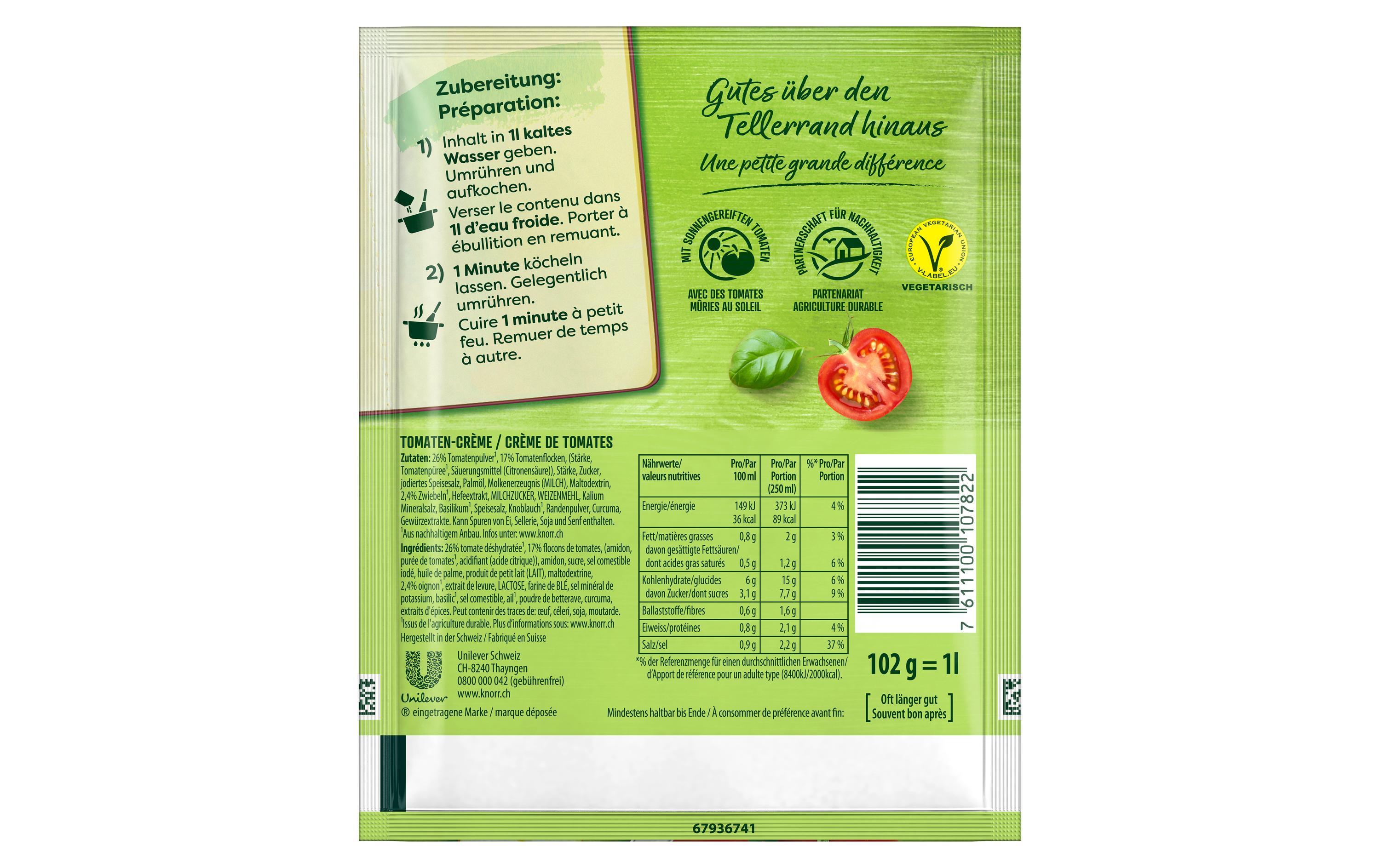 Knorr Tomaten Suppe 102 g