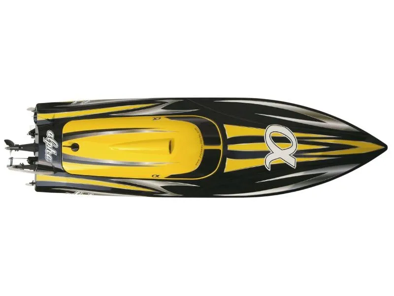 Amewi Speedboot ALPHA 4-6S Gelb ARTR Amewi Speedboot ALPHA 4-6S Gelb ARTR