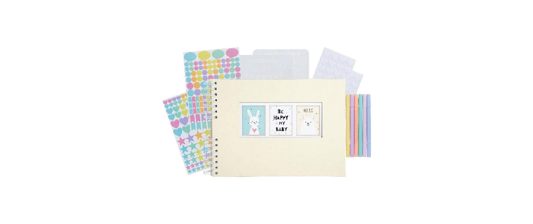 Exacompta Scrap-Addict Set, Gelb