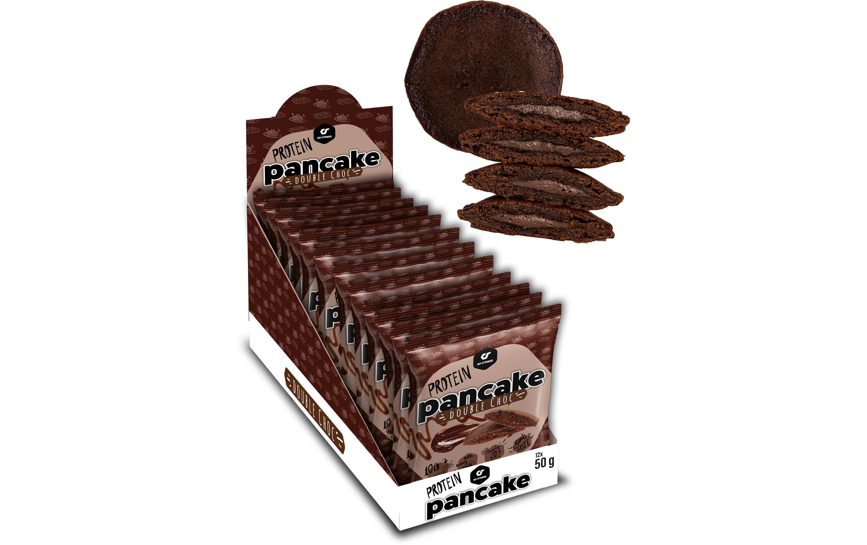 Go Fitness Nutrition Protein Pancake 12 x 50 g, Double Chocolate