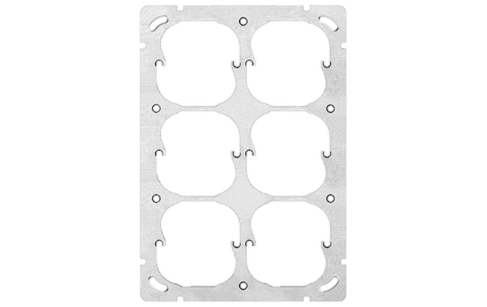 Feller EDIZIOdue Befestigungsplatte 2 x 3 Feller EDIZIOdue Befestigungsplatte 2 x 3