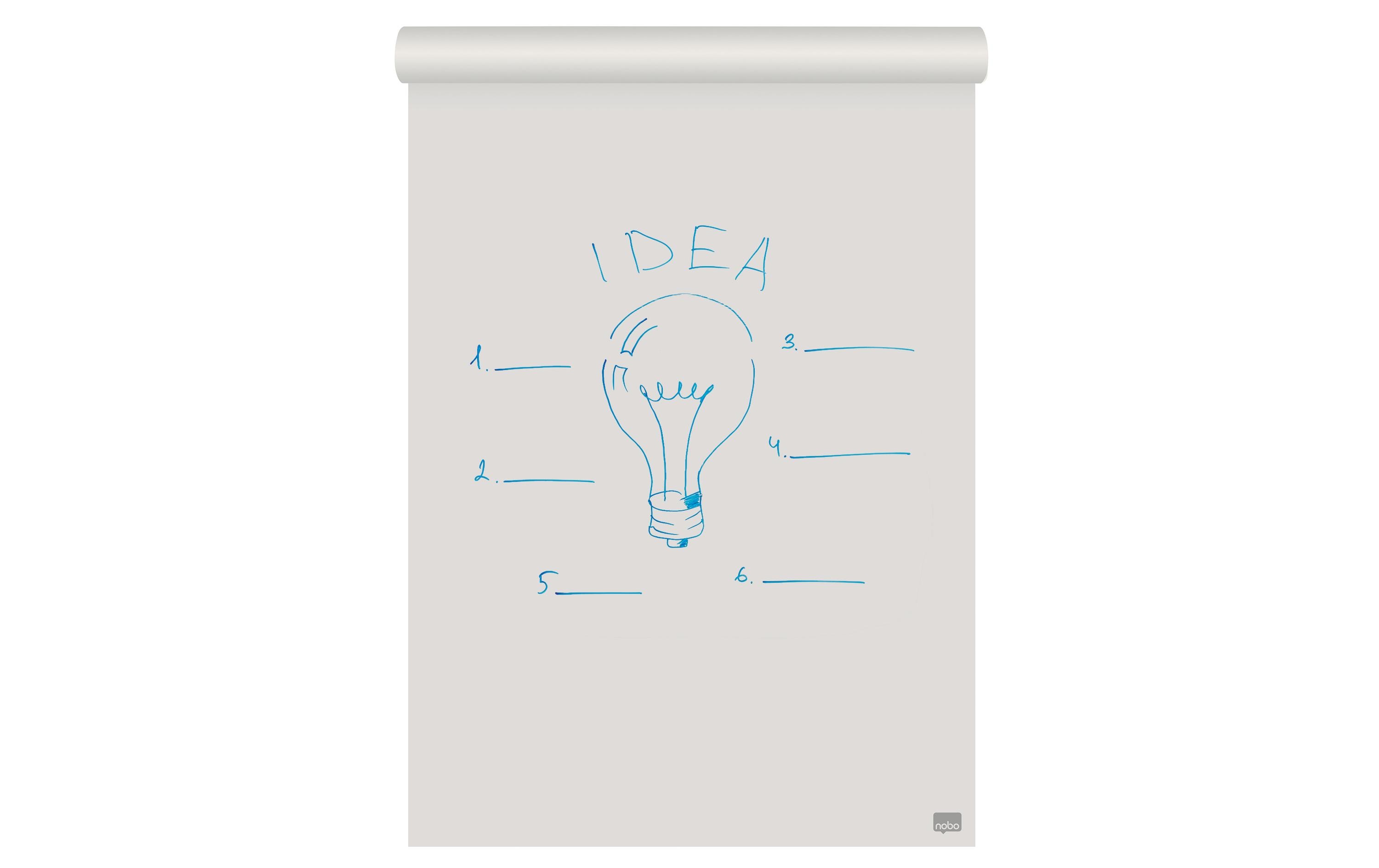 Nobo Flipchart blanko / kariert, 58 x 81 cm, 50 Blatt