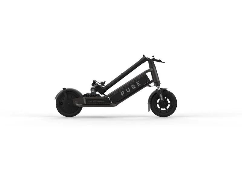 Pure Electric E-Scooter Escape Ultra Max Suspension Metallisch Grau Pure Electric E-Scooter Escape Ultra Max Suspension Metallisch Grau