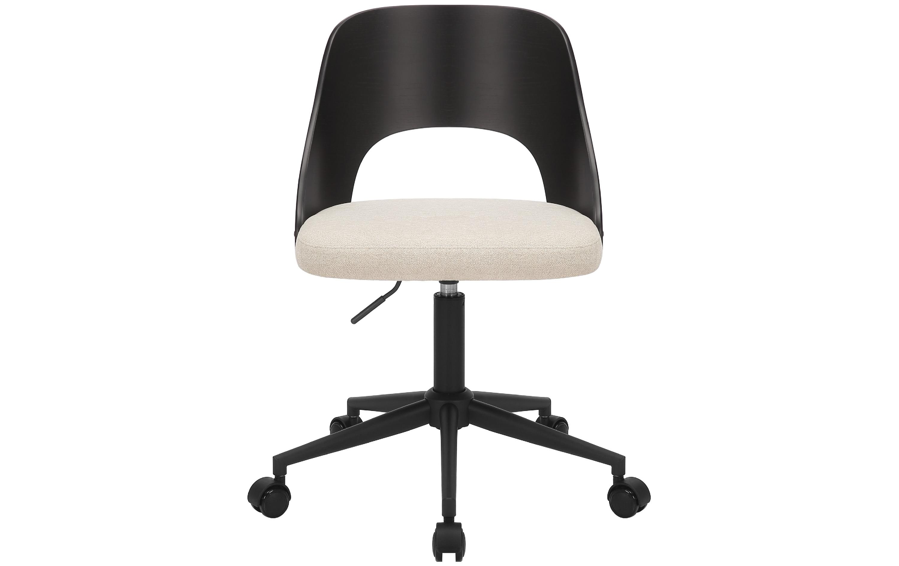 AC Design Bürostuhl Lucy, Schwarz / Weiss