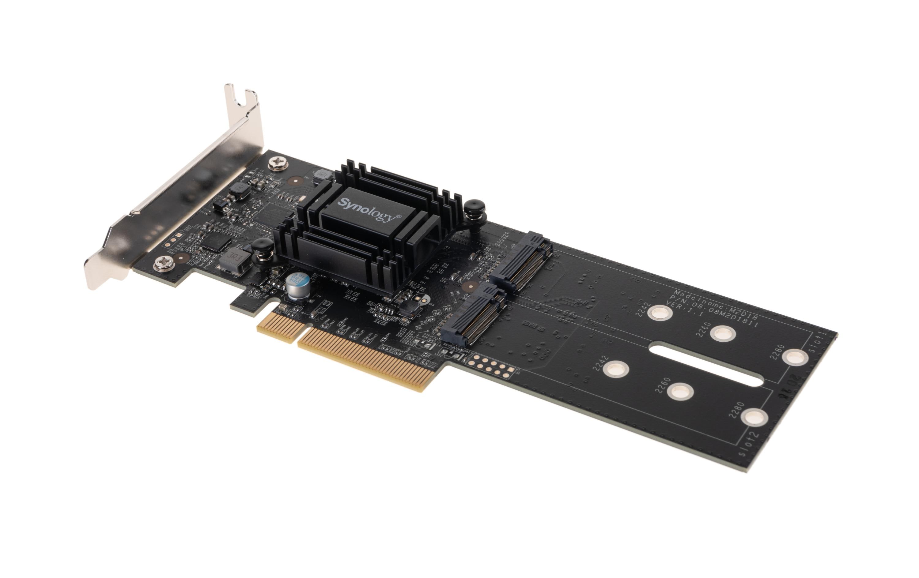 Synology Erweiterungskarte M2D18 Dual M.2 SSD Slot