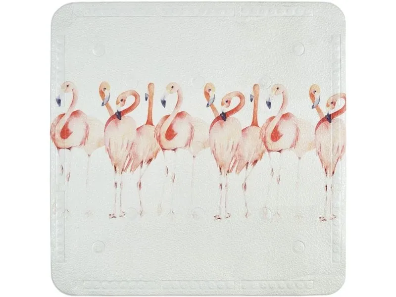diaqua® Duschwanneneinlage Smoothie Flamingo Rosa/Weiss diaqua® Duschwanneneinlage Smoothie Flamingo Rosa/Weiss
