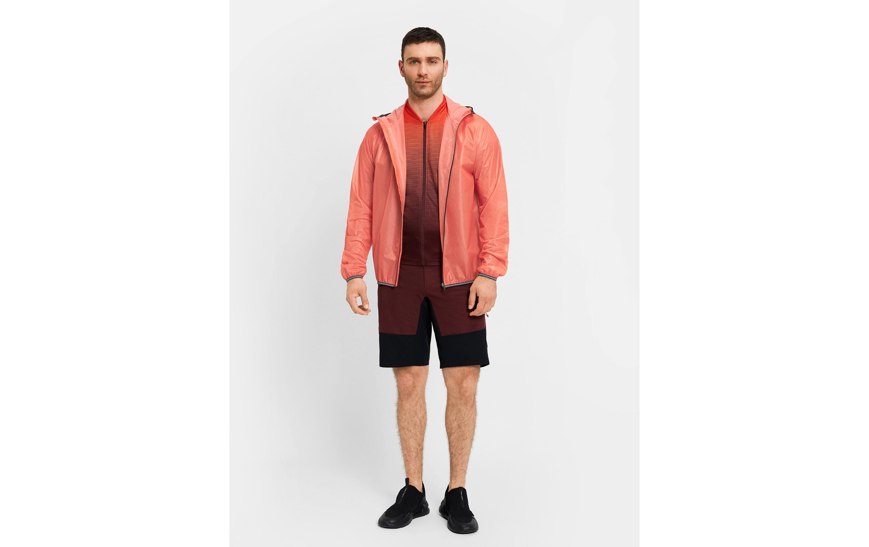 Ziener Regenjacke NATIUS-Z Herren Orangered, Gr. 46