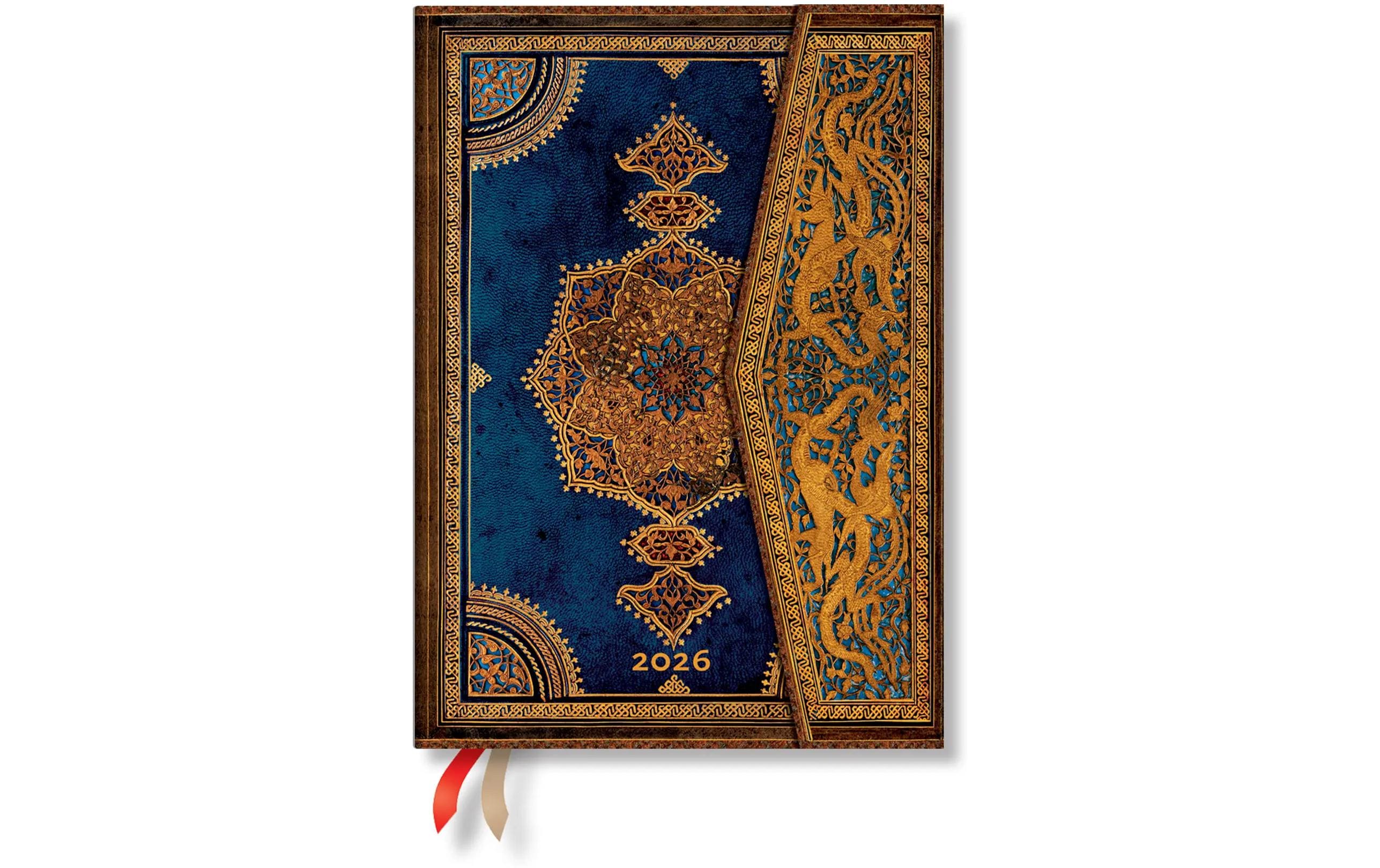 Paperblanks Tagesagenda Midi Safawidisch Indigo 1 Woche auf 2 Seiten Paperblanks Tagesagenda Midi Safawidisch Indigo 1 Woche auf 2 Seiten