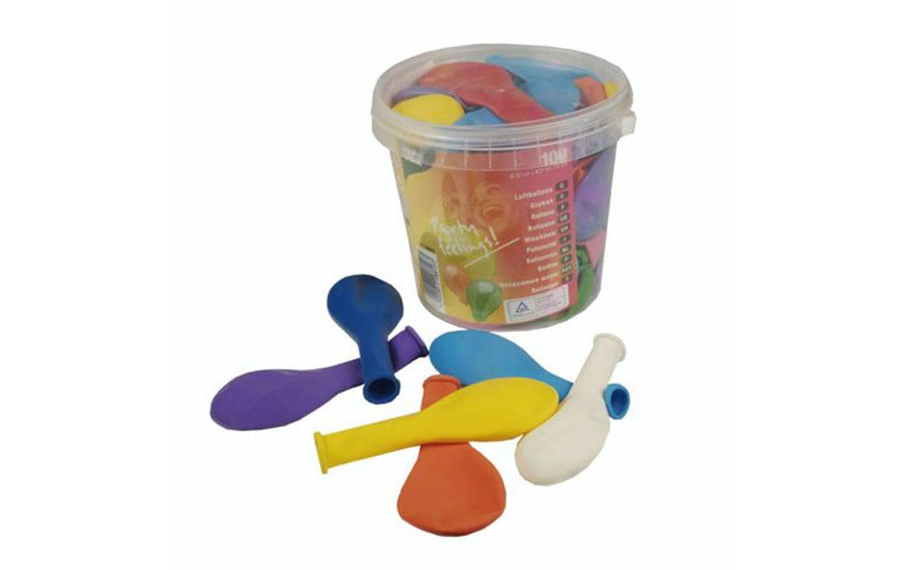 Papstar Luftballon Mehrfarbig, 100 Stück