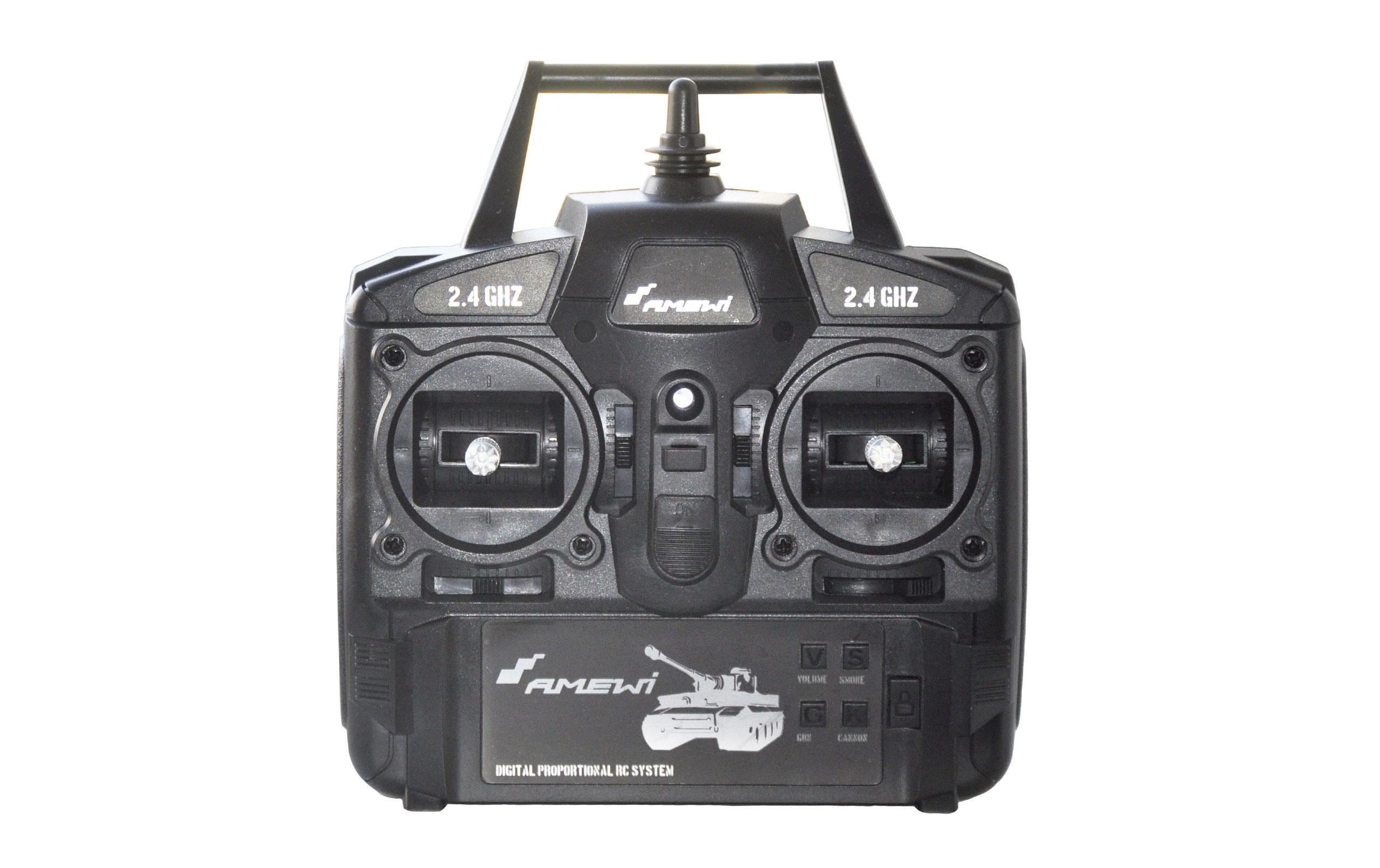 Amewi Panzer Sherman U.S. M4A3 105 mm Howitzer RTR, 1:16