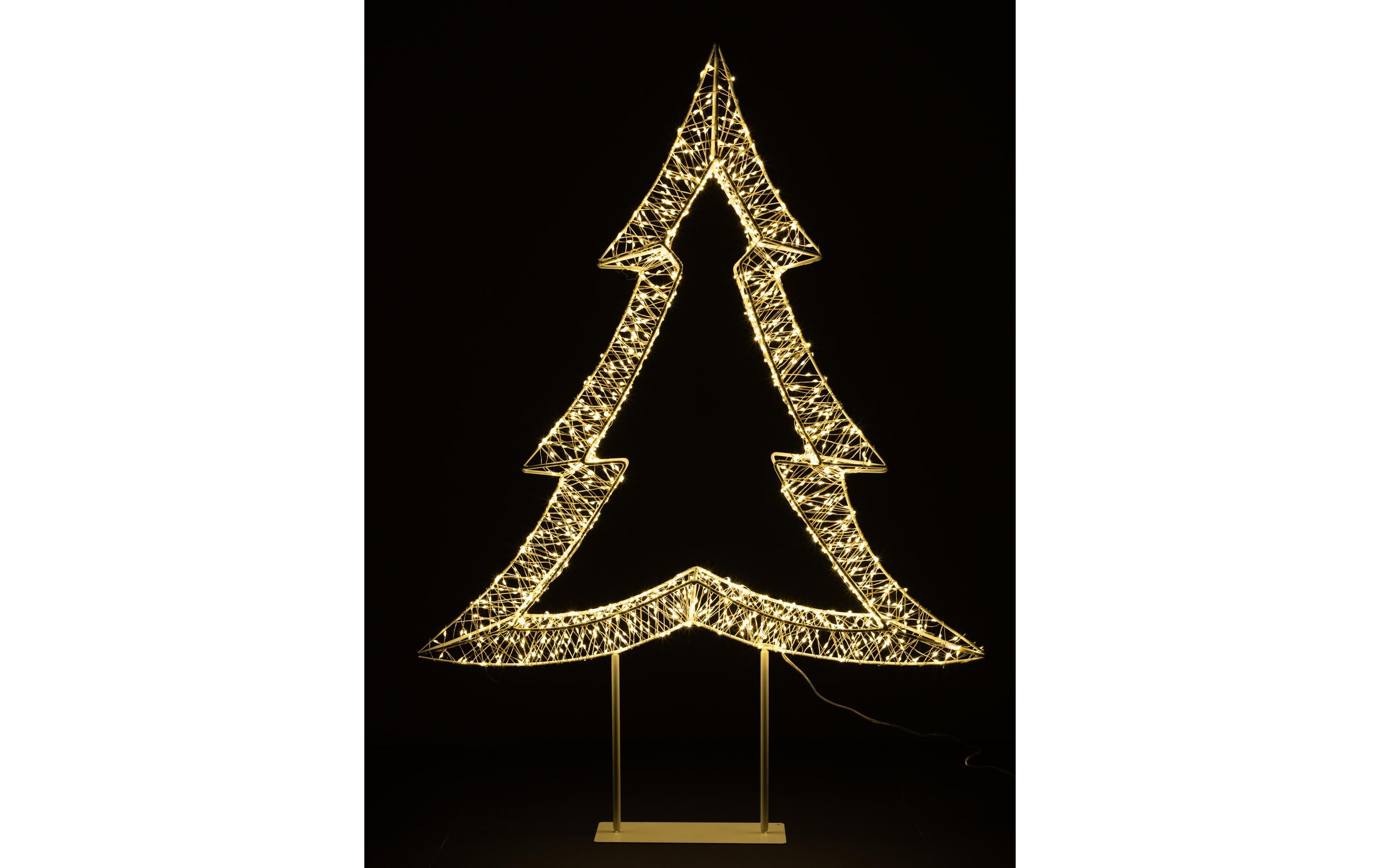 COCON LED-Tannenbaum 3D, Metall, gross