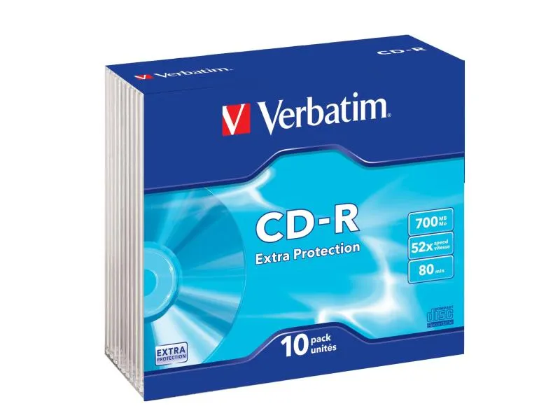 Verbatim CD-R 0.7 GB, Slimcase (10 Stück)