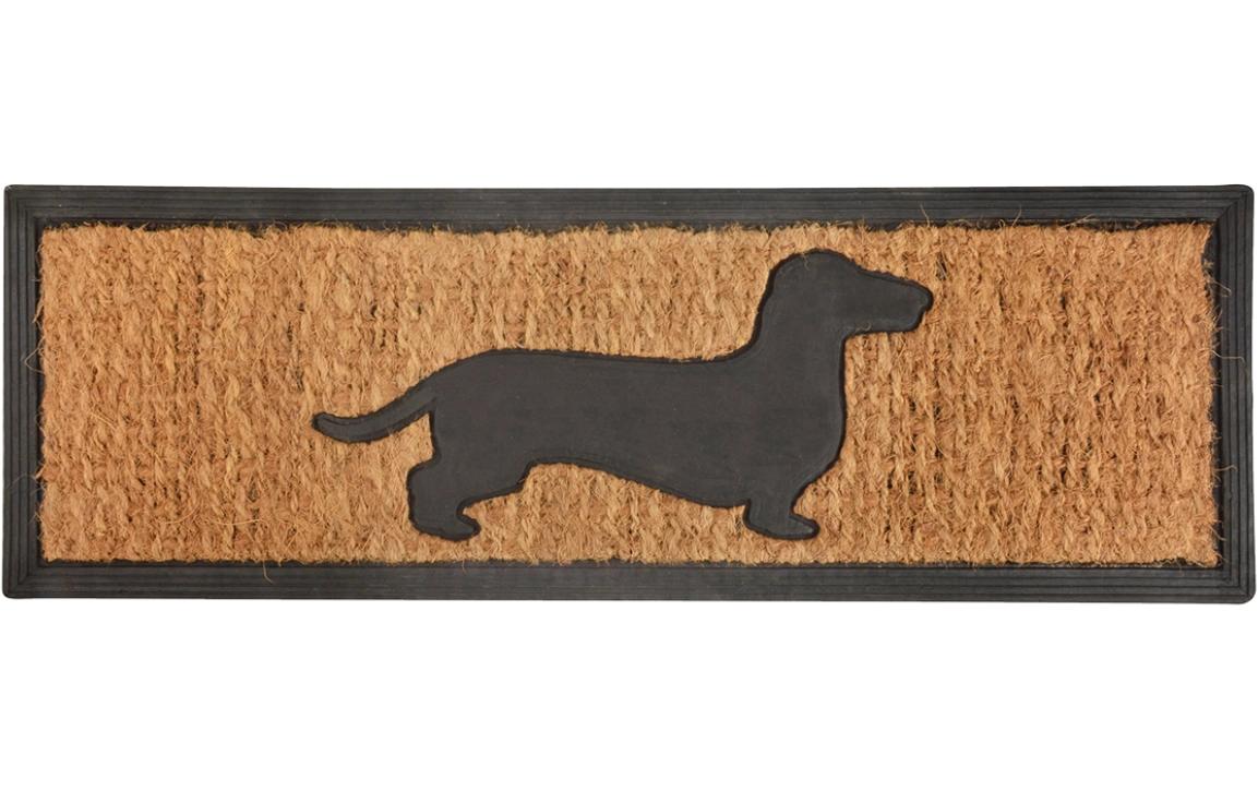 Esschert Design Fussmatte Dackel 25.3 cm/75 cm x 75.1 cm