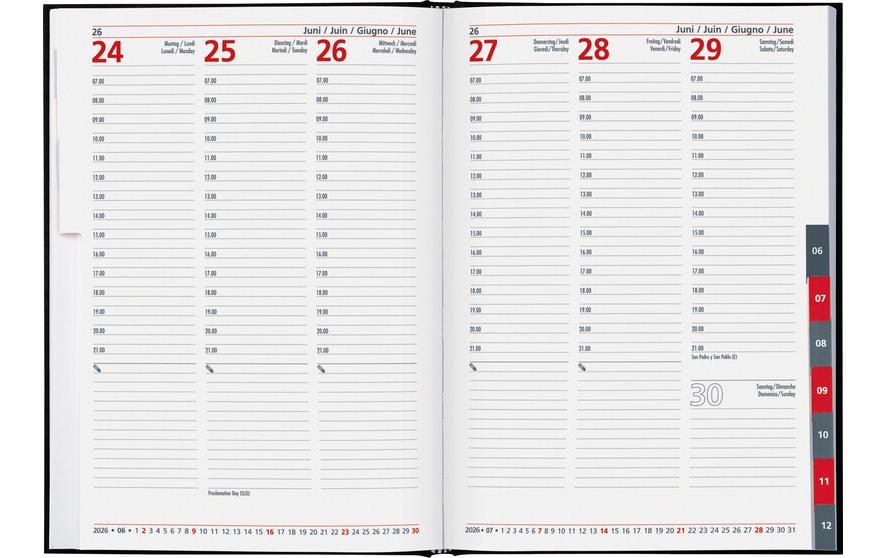 Biella Geschäftsagenda Registra 7 plus 17.2 x 24 cm