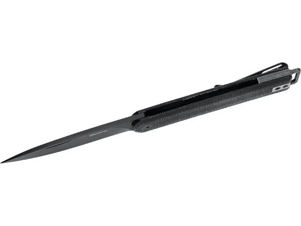Herbertz Taschenmesser Liner Lock G10 schwarz, schwarze Klinge