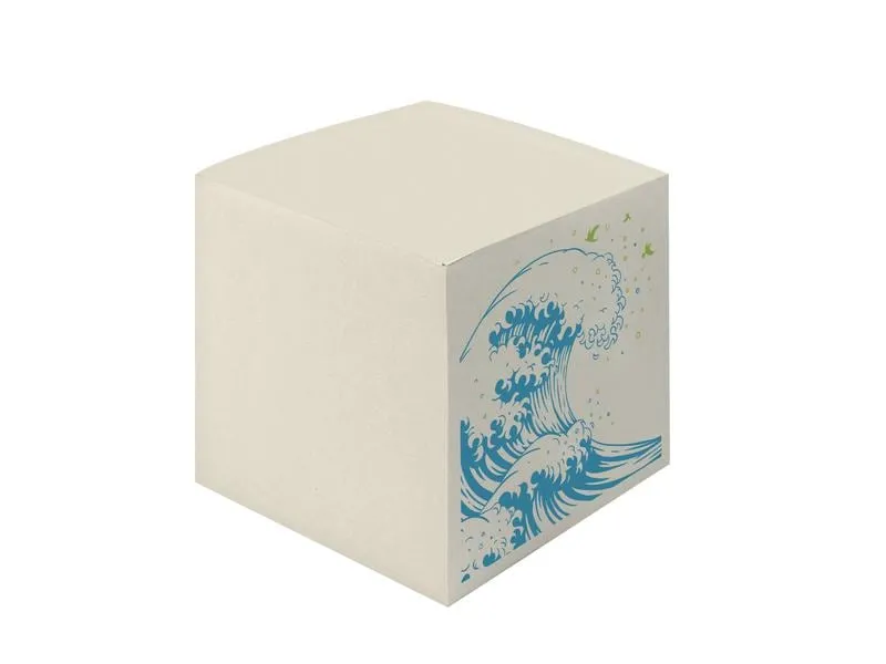 Herlitz Notizzettel GREENline Welle Block à 900 Blatt, Grau, Welle