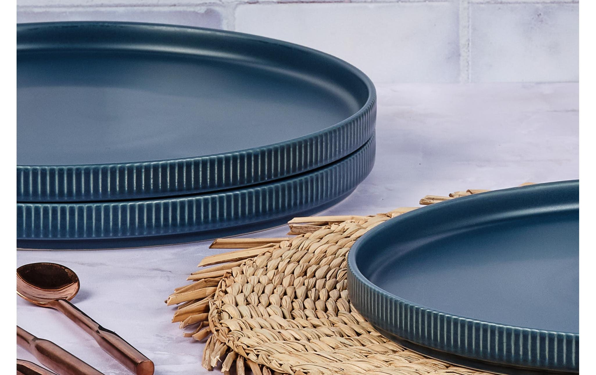 Björn Speise-Service Scandi, 36-teilig, Marineblau