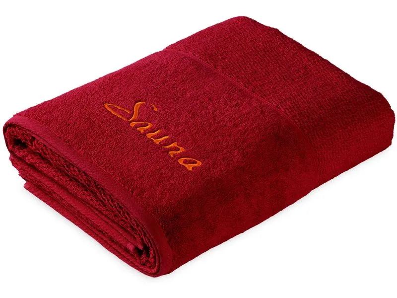Frottana Saunatuch Pearl 80 x 200 cm, Ruby