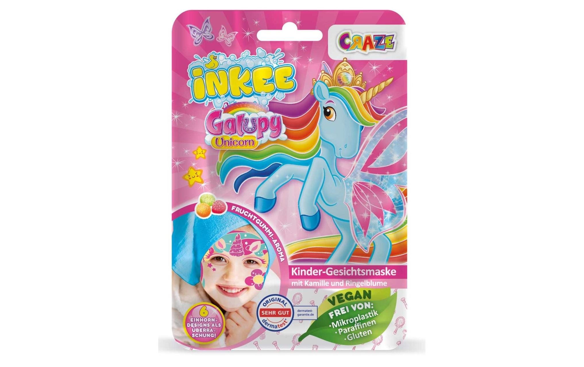 Craze Inkee Gesichtsmaske Galupy Unicorn Craze Inkee Gesichtsmaske Galupy Unicorn