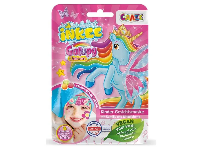Craze Inkee Gesichtsmaske Galupy Unicorn
