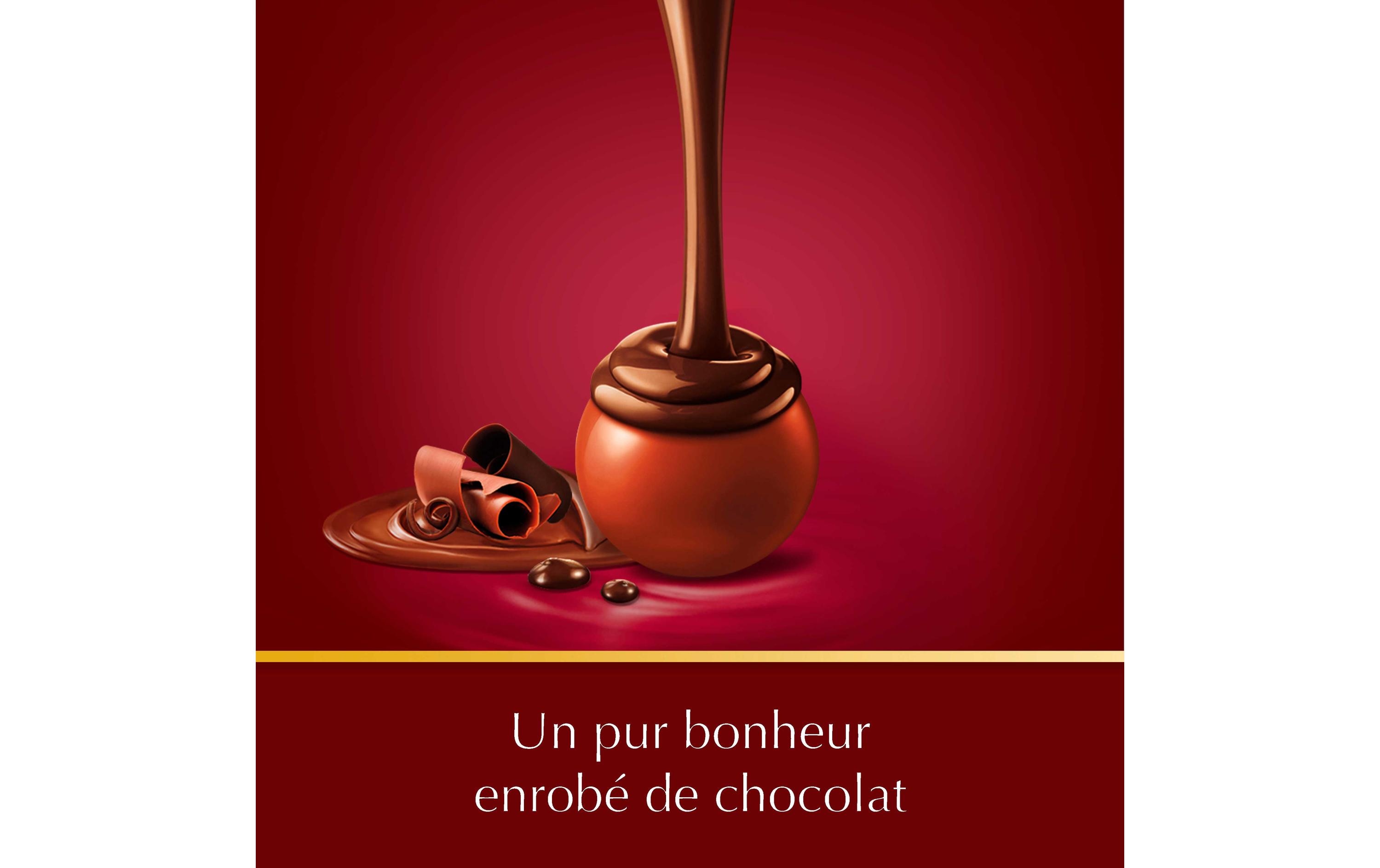 Lindt Schokoladen-Pralinen Lindor Kugeln Double Chocolate 200 g