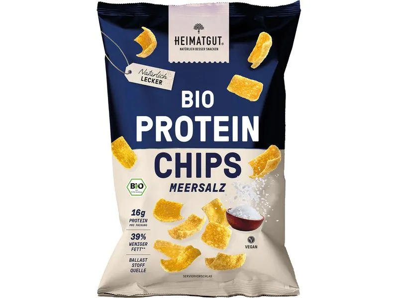 Heimatgut Protein Chips Meersalz 63 g Heimatgut Protein Chips Meersalz 63 g