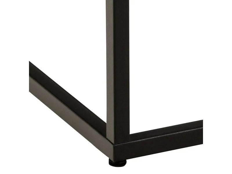 AC Design Beistelltisch Barossa 40 x 40 x 45 cm, Schwarz