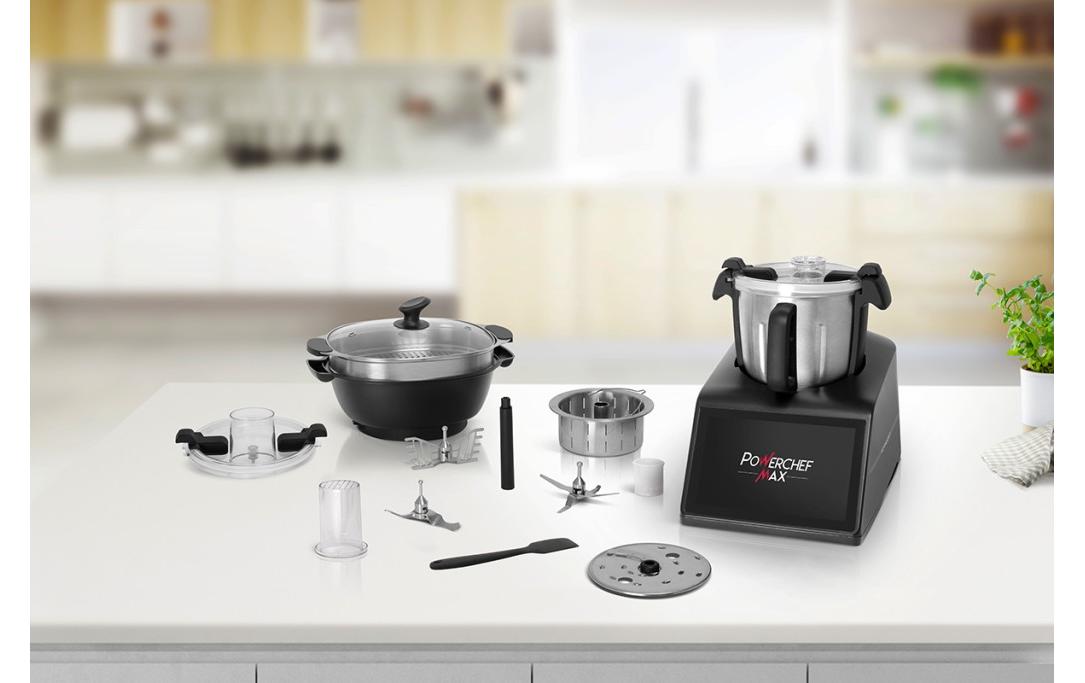 Schneider Küchenmaschine SCH-RBC-4545MAX Schwarz/Silber Schneider Küchenmaschine SCH-RBC-4545MAX Schwarz/Silber